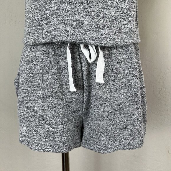 Artizia Wilfred Free Izabel Romper Gray Tie Waist Sleeveless Kni Size XXS - Picture 3 of 12